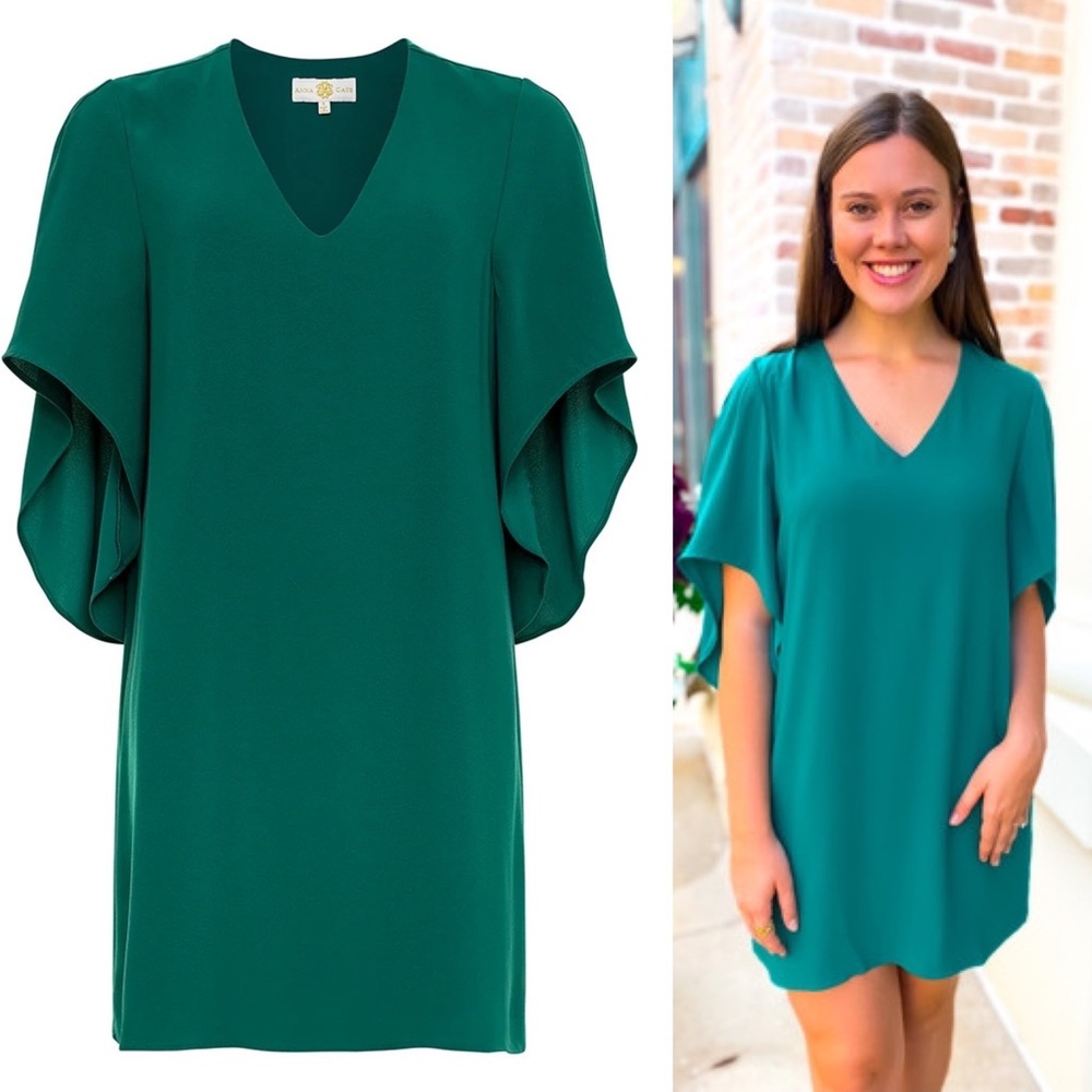 NWT Anna Cate Meredith Dress in Peacock